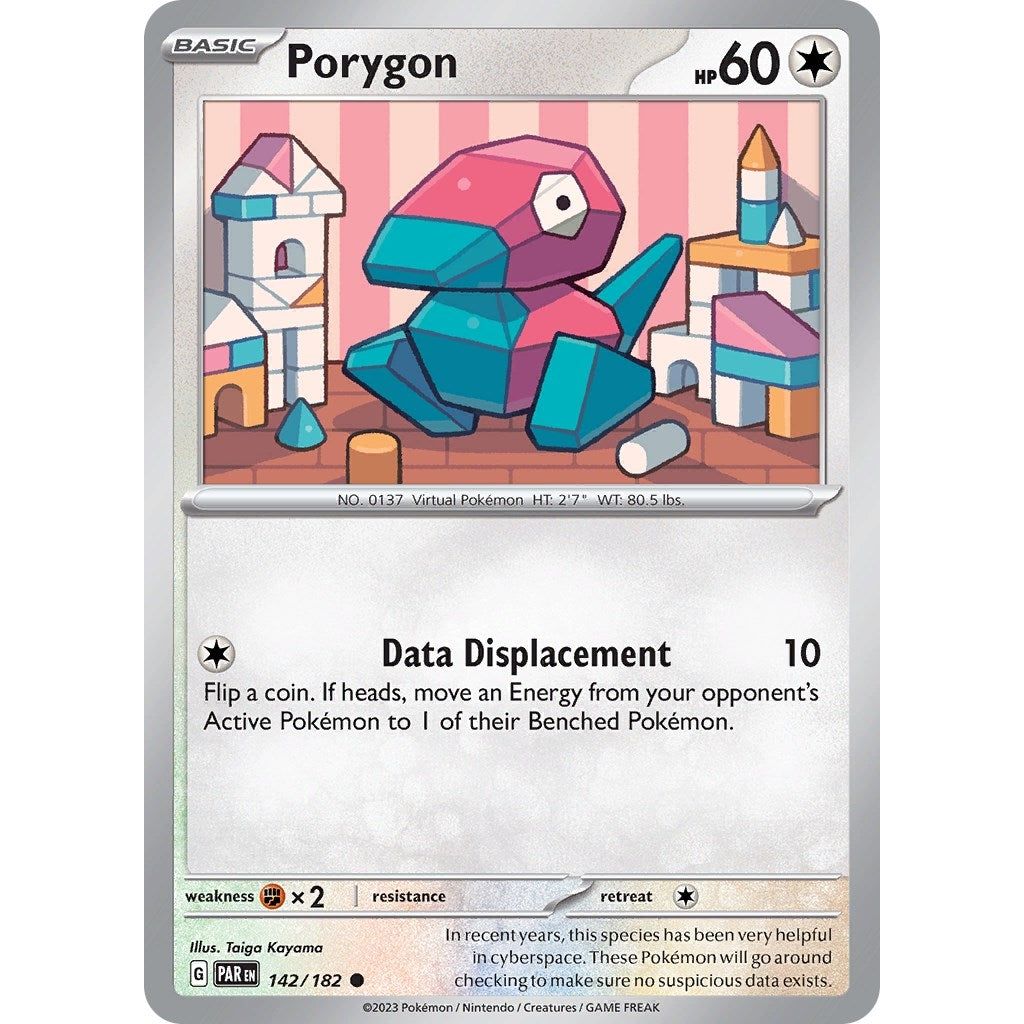 Image for Porygon (142/182) (PAR) - Pokemon