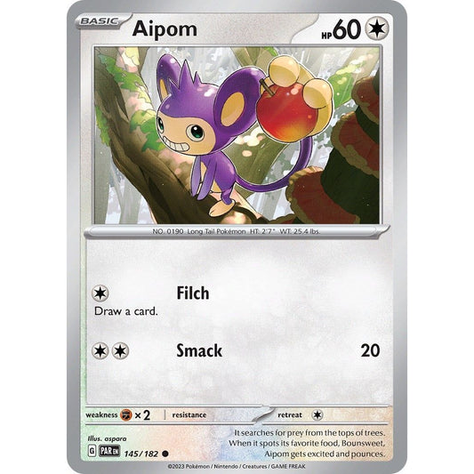 Image for Aipom (145/182) (PAR) - Pokemon