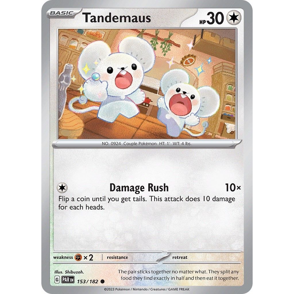 Image for Tandemaus (153/182) (PAR) - Pokemon