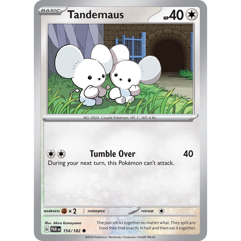 Image for Tandemaus (154/182) (PAR) - Pokemon