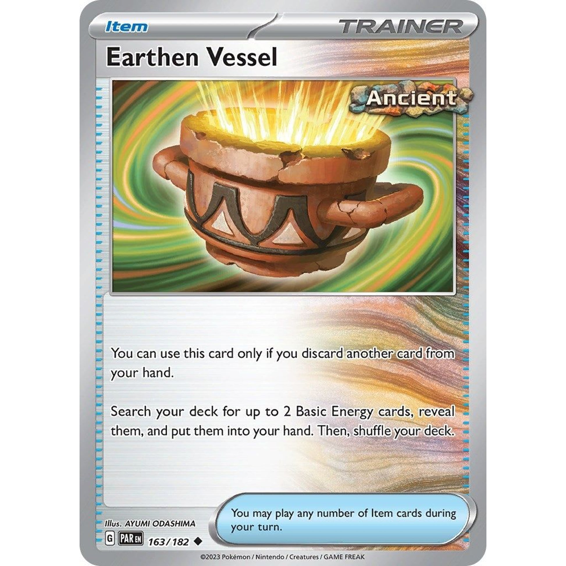 Image for Earthen Vessel (163/182) (PAR) - Pokemon