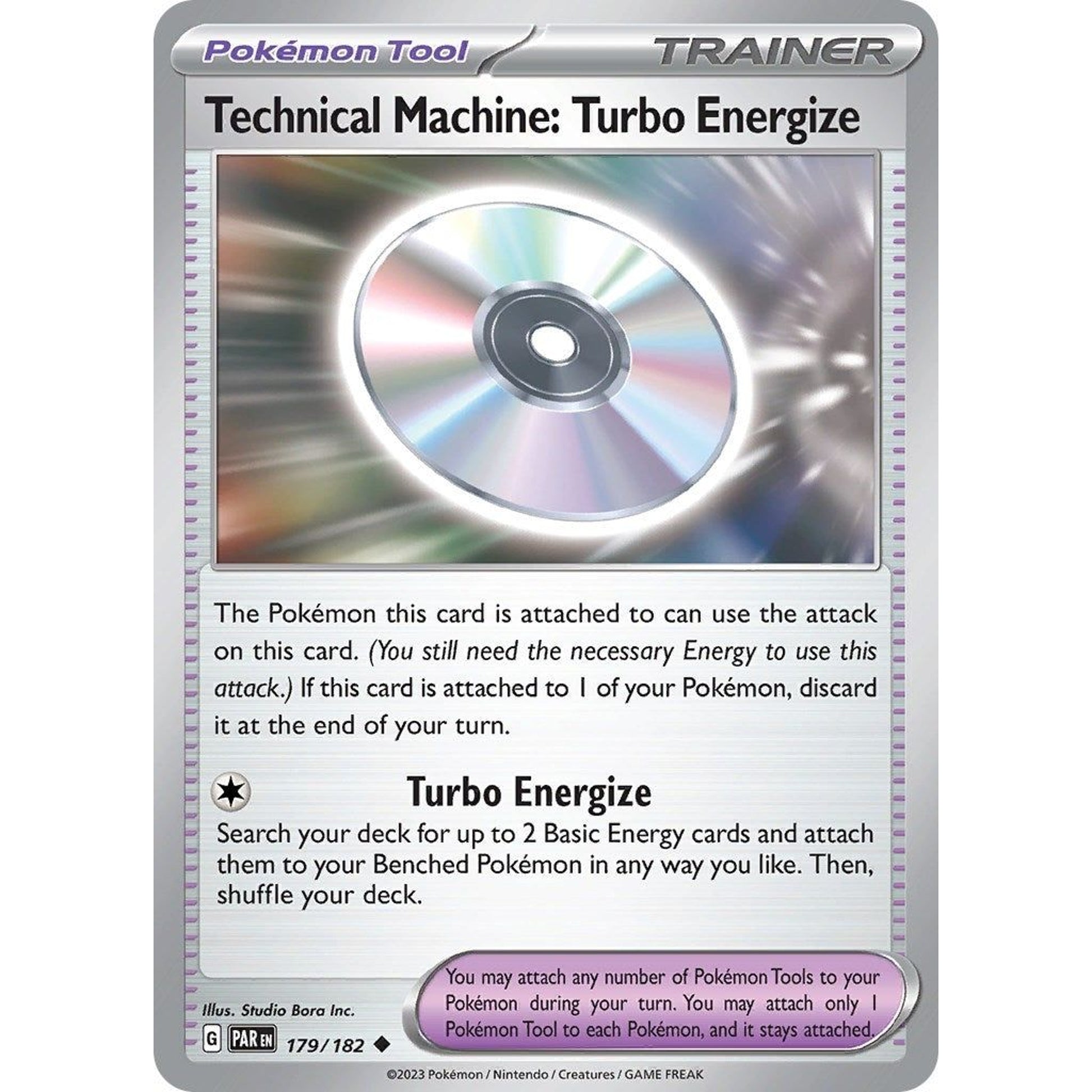 Image for Technical Machine: Turbo Energize (179/182) (PAR) - Pokemon