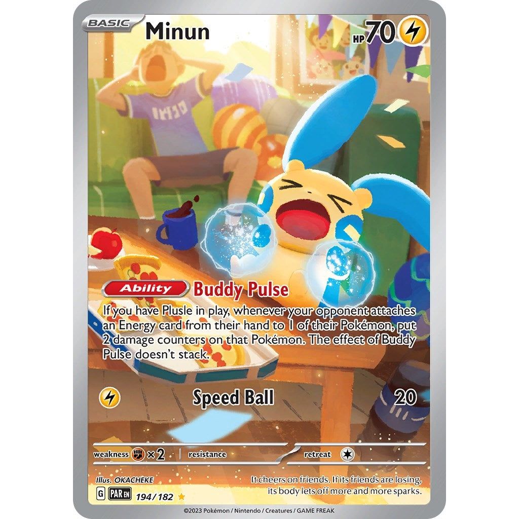 Image for Minun (194/182) (PAR) - Pokemon