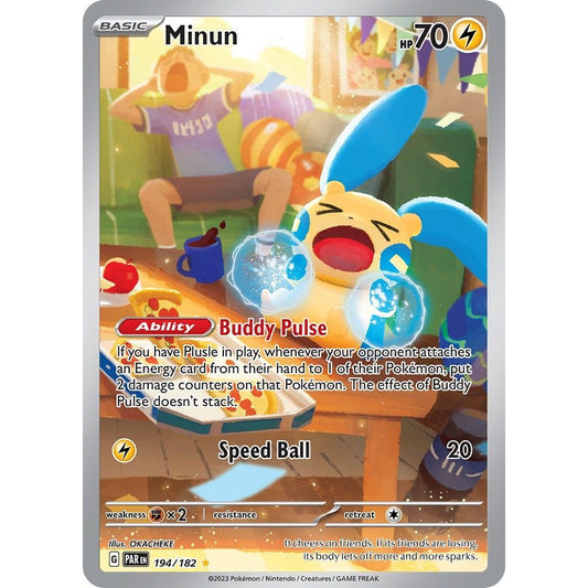 Image for Minun (194/182) (PAR) - Pokemon