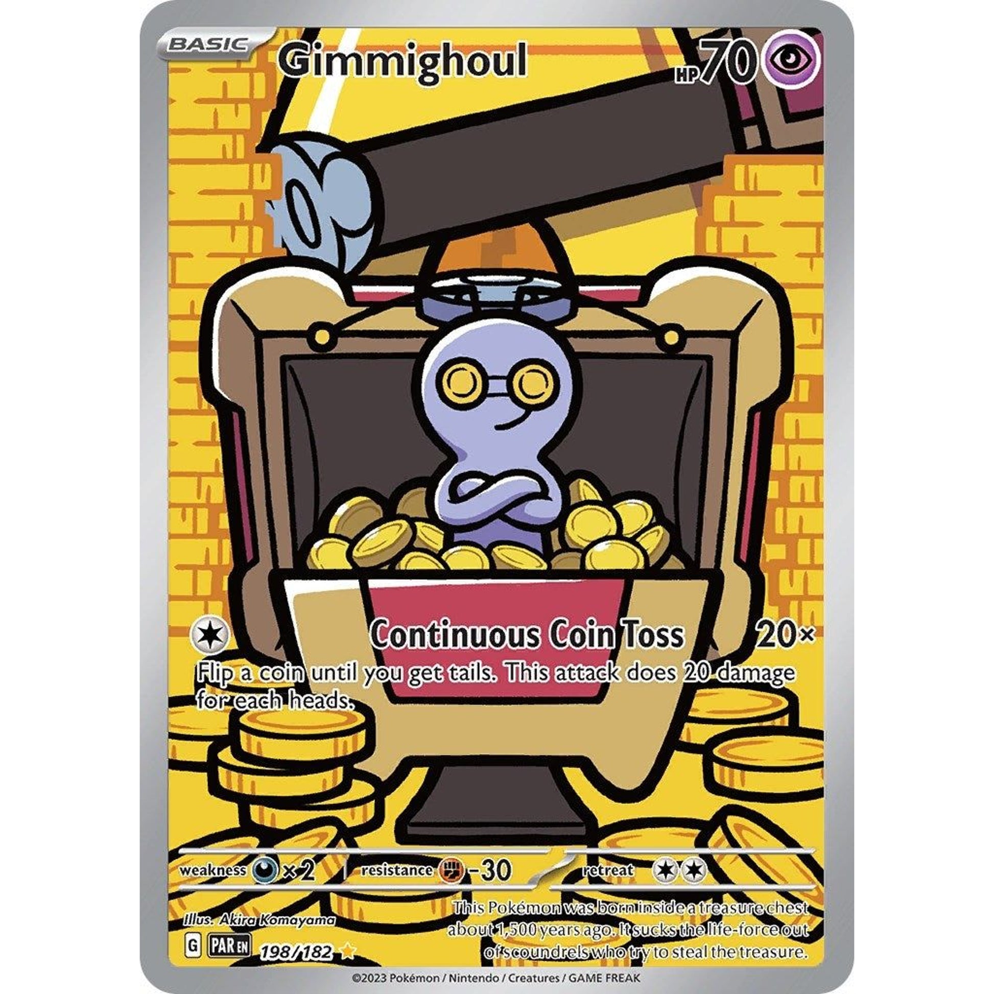 Image for Gimmighoul (198/182) (PAR) - Pokemon