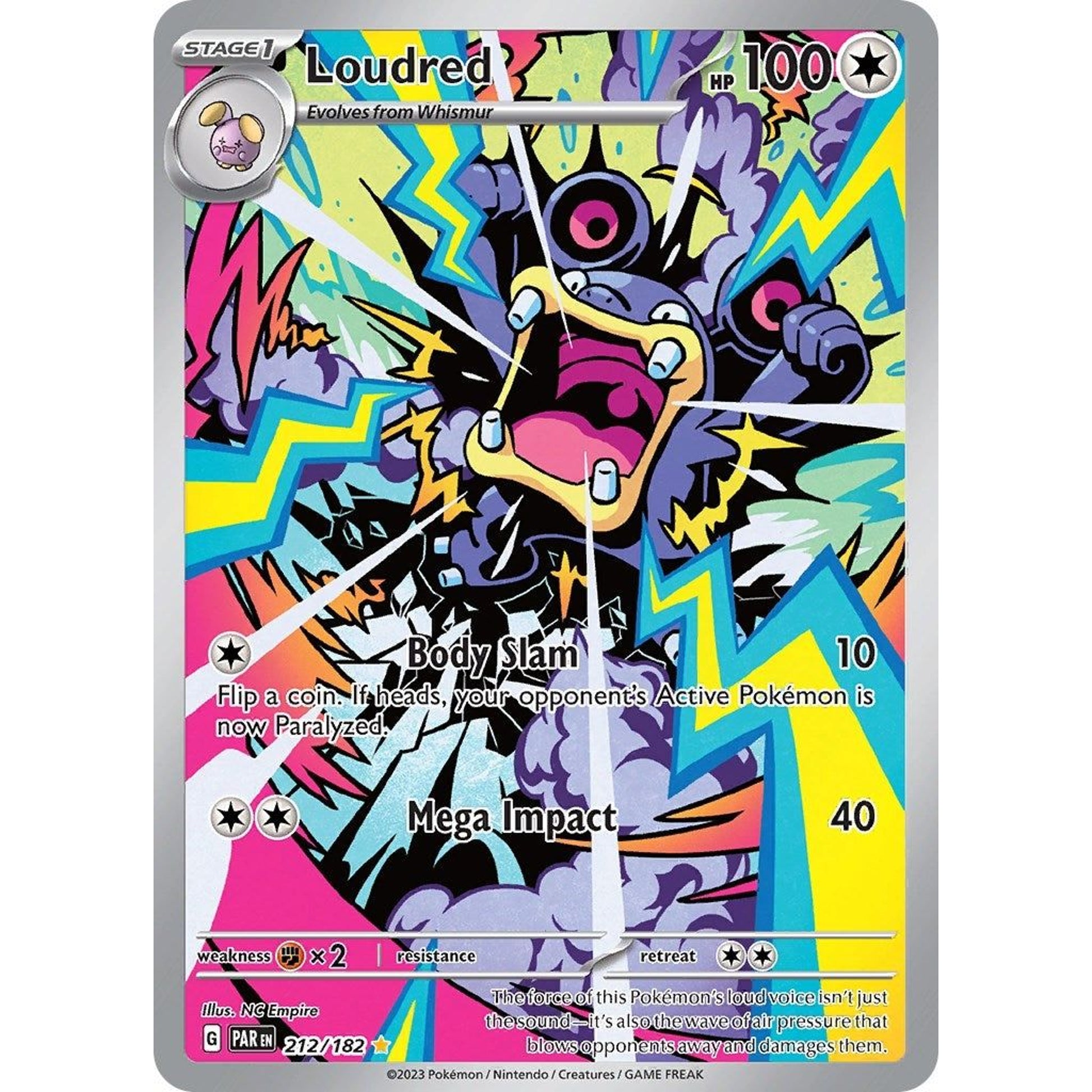 Image for Loudred (212/182) (PAR) - Pokemon