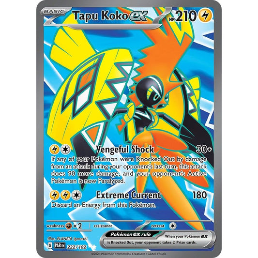Image for Tapu Koko ex (222/182) (PAR) - Pokemon