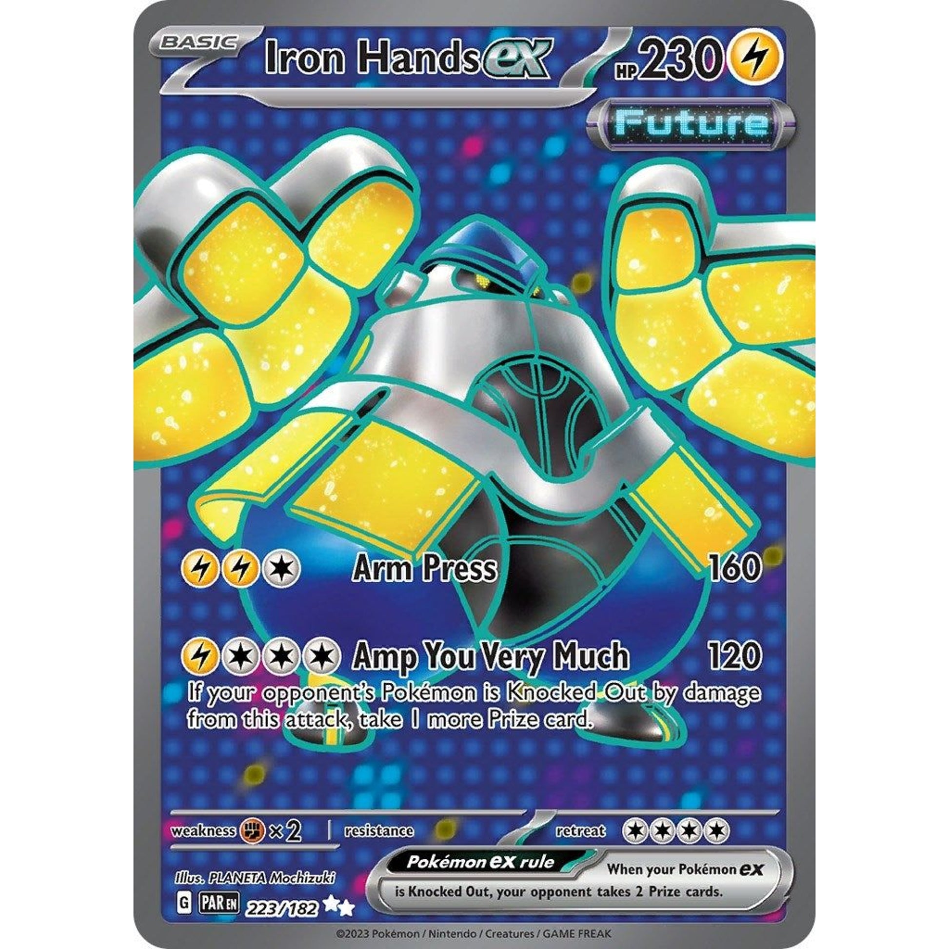 Image for Iron Hands ex (223/182) (PAR) - Pokemon