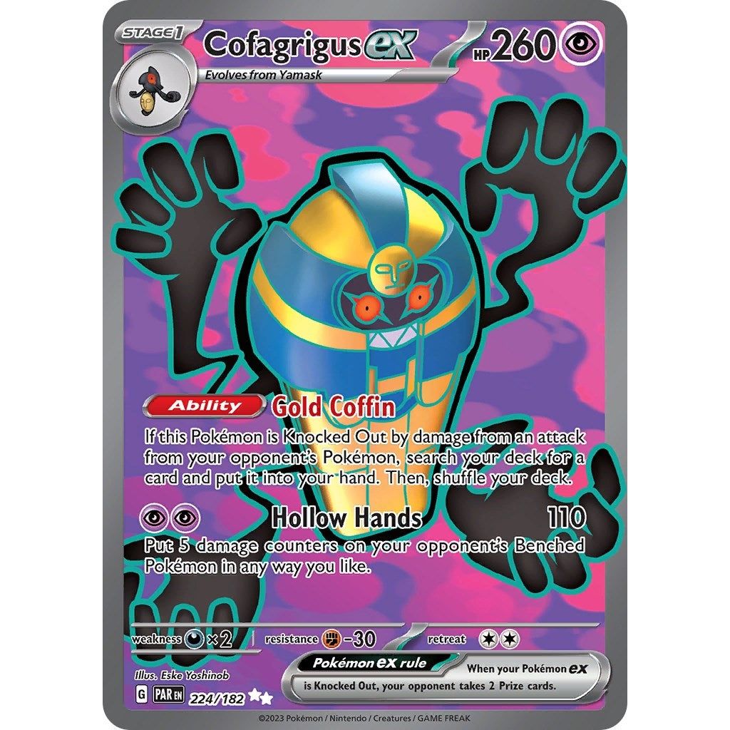 Image for Cofagrigus ex (224/182) (PAR) - Pokemon