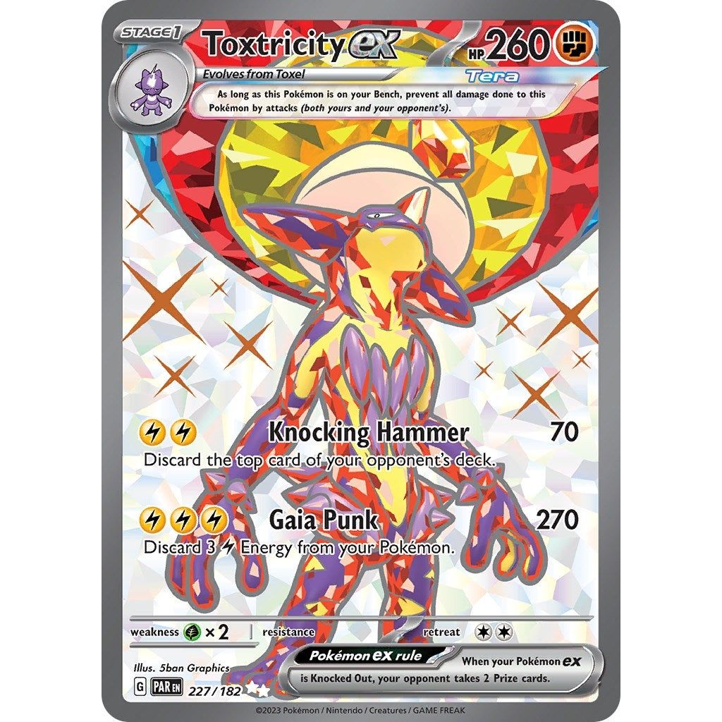Image for Toxtricity ex (227/182) (PAR) - Pokemon