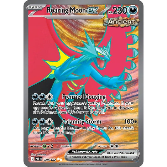 Image for Roaring Moon ex (229/182) (PAR) - Pokemon