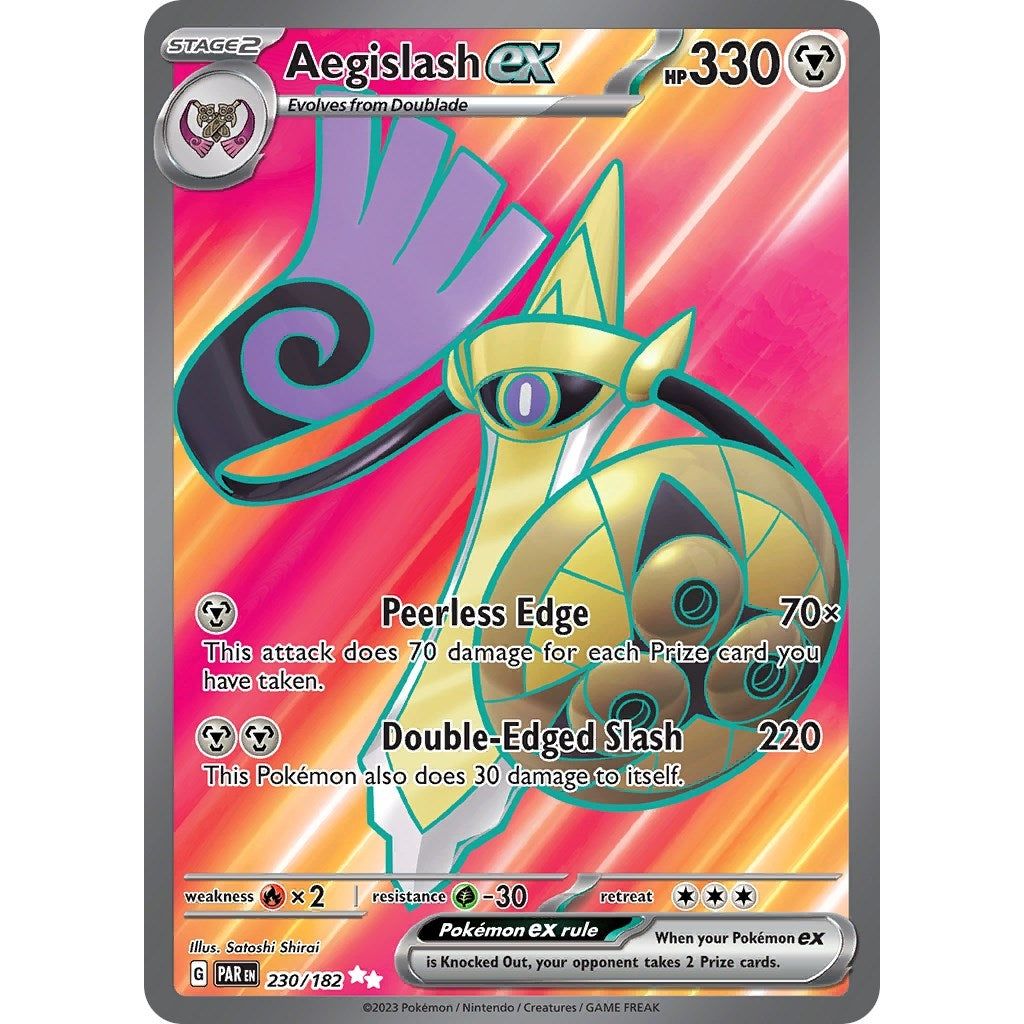 Image for Aegislash ex (230/182) (PAR) - Pokemon