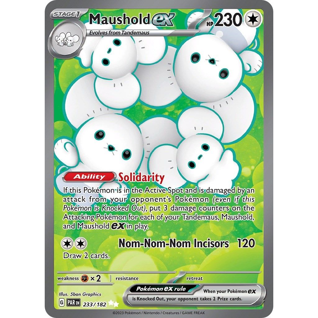 Image for Maushold ex (233/182) (PAR) - Pokemon