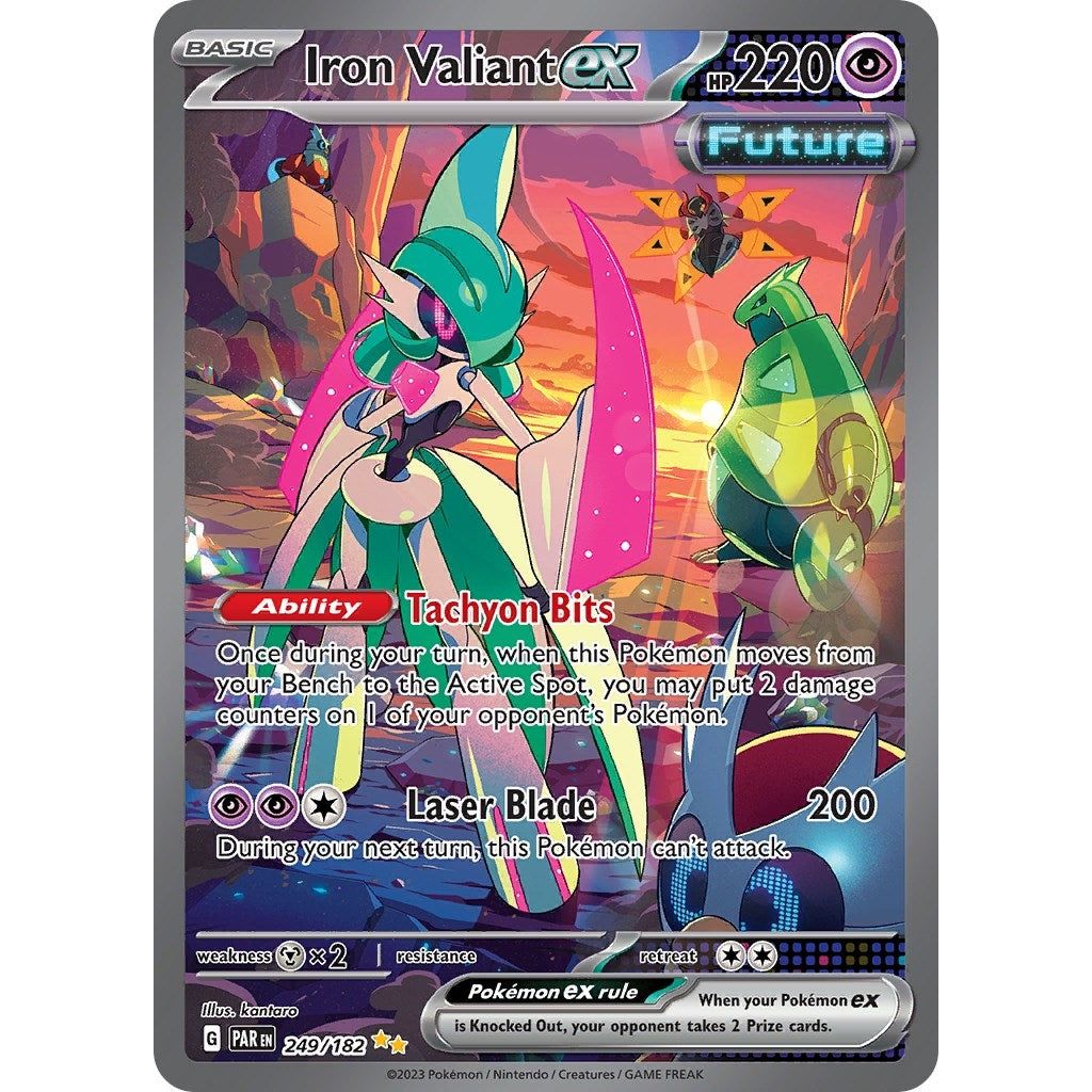 Image for Iron Valiant ex (249/182) (PAR) - Pokemon