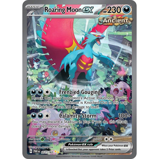 Image for Roaring Moon ex (251/182) (PAR) - Pokemon