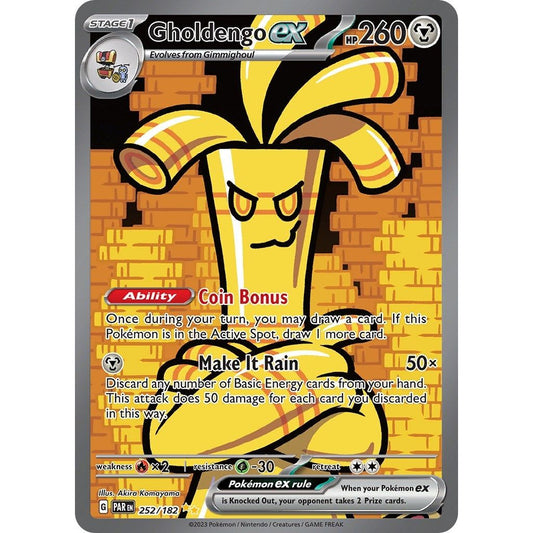 Image for Gholdengo ex (252/182) (PAR) - Pokemon