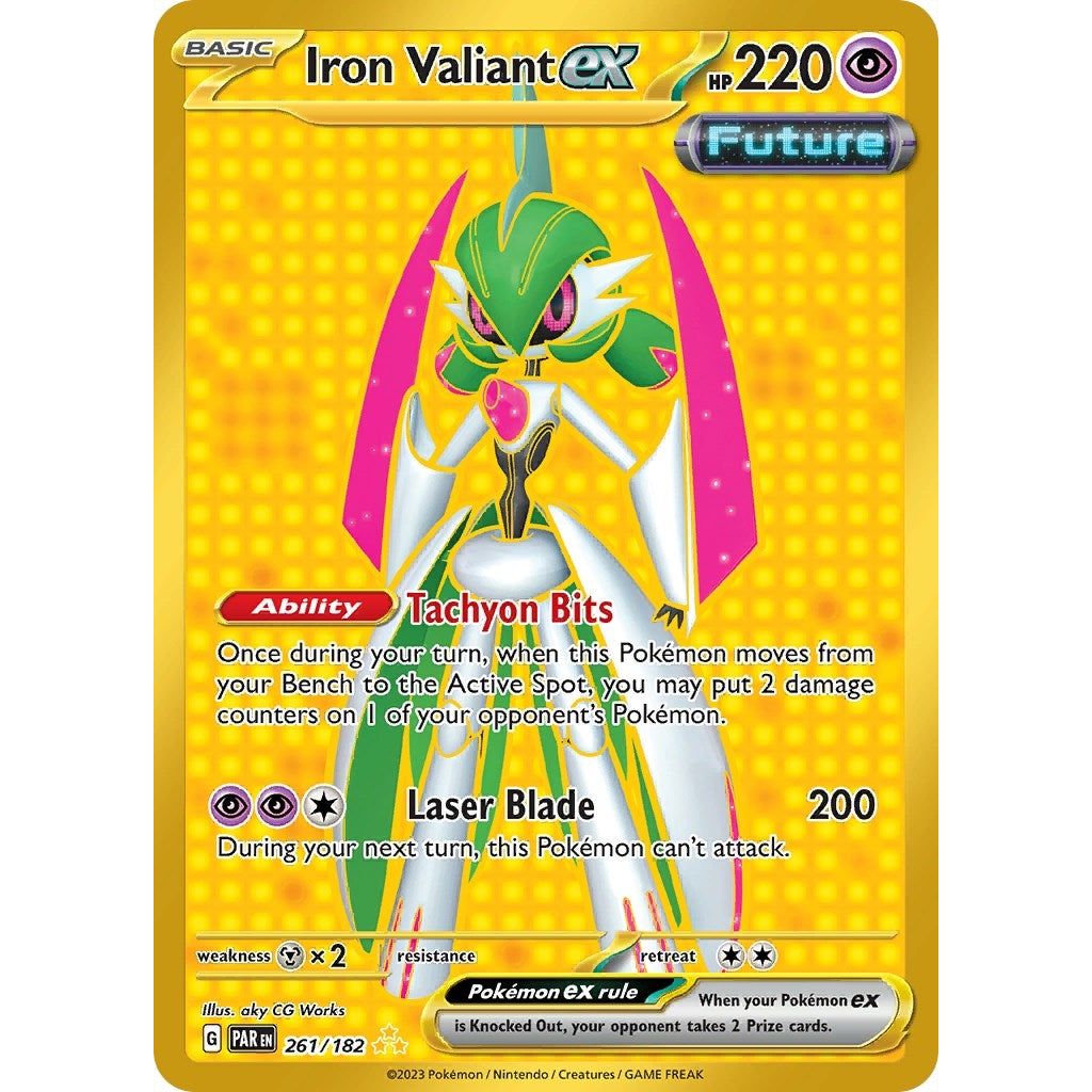 Image for Iron Valiant ex (261/182) (PAR) - Pokemon