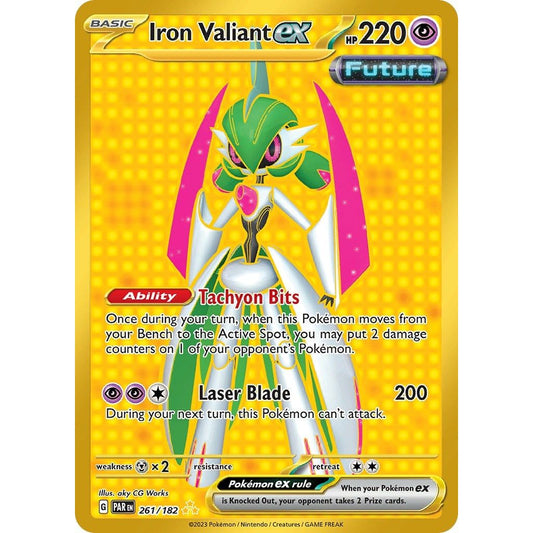 Image for Iron Valiant ex (261/182) (PAR) - Pokemon