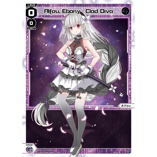 Image for Alfou, Ebony - Clad Diva (WXDi-P11-020[EN]) (WXDi-P11) - WIXOSS