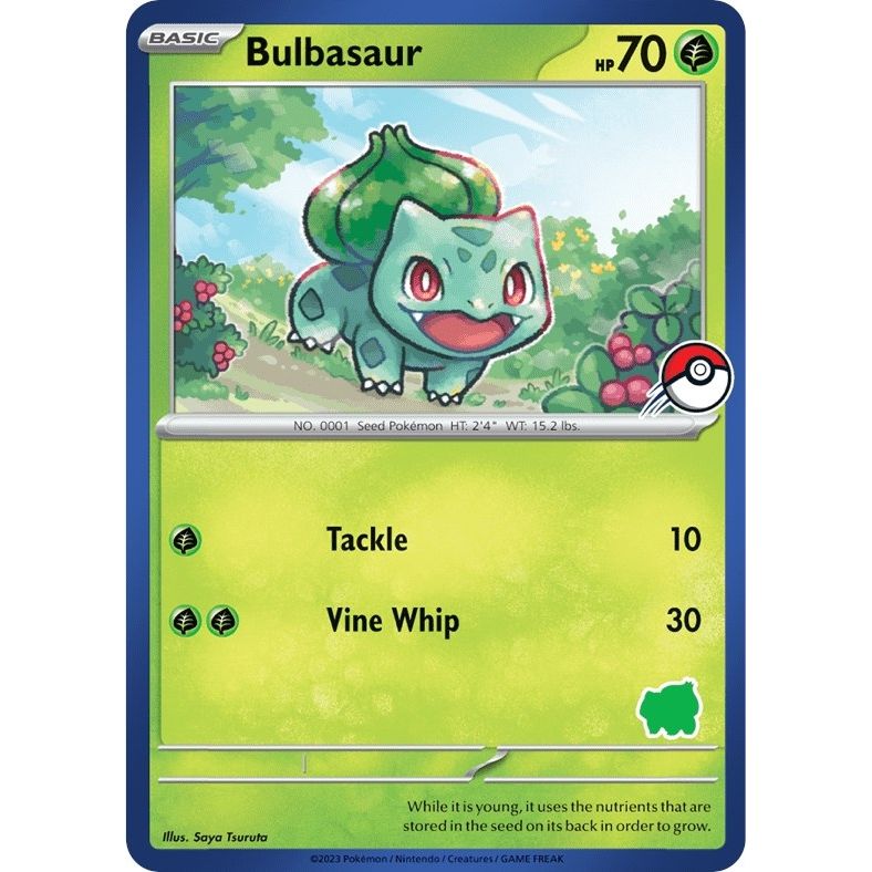 Image for Bulbasaur (Blue Border) - Pokemon