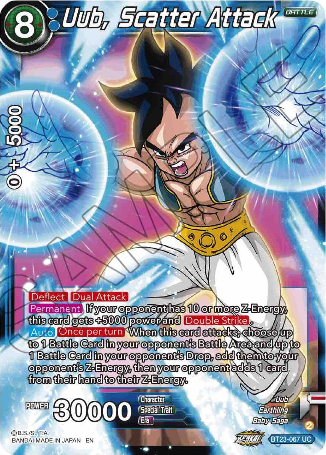 Image for Uub, Scatter Attack (BT23-067) (BT23) - Dragon Ball Super: Masters