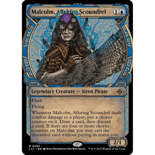 Image for Malcolm, Alluring Scoundrel (Showcase) (293) (LCI) - Magic: The Gathering