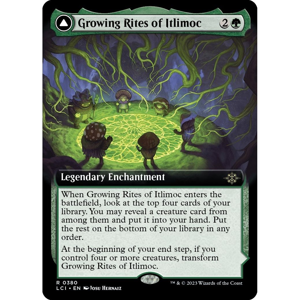 Image for Growing Rites of Itlimoc (Extended Art) (380) (LCI) - Magic: The Gathering