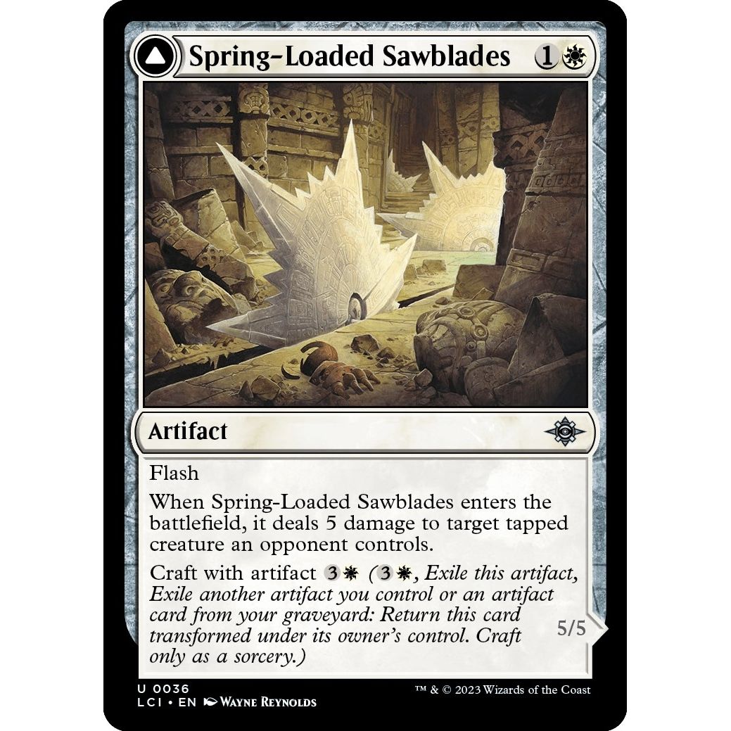 Image for Spring-Loaded Sawblades (36) (LCI) - Magic: The Gathering