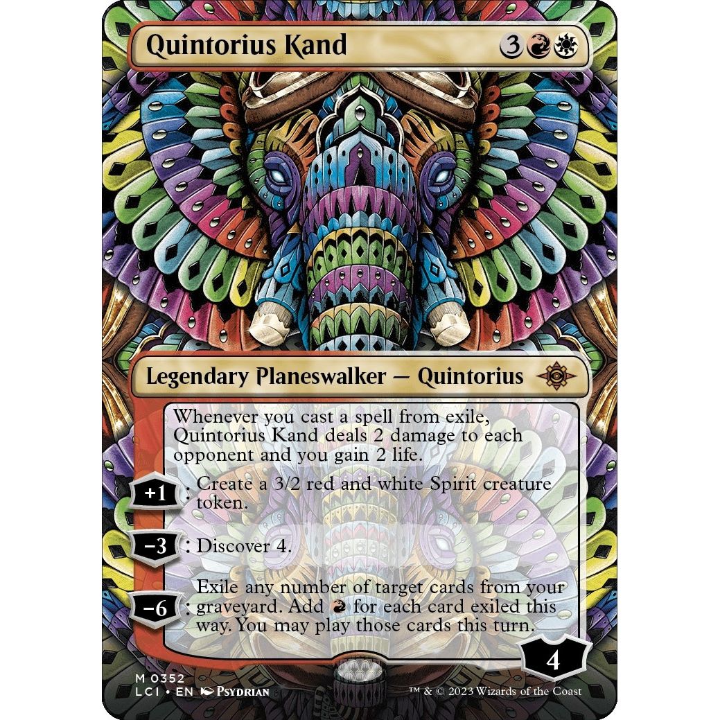 Image for Quintorius Kand (0352) (Borderless) (352) (LCI) - Magic: The Gathering