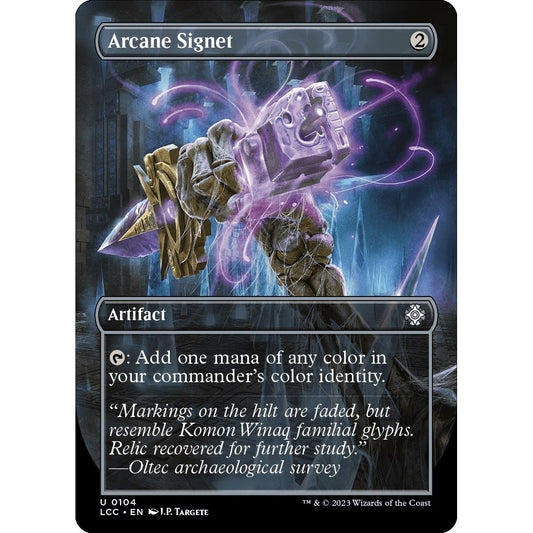 Image for Arcane Signet (Borderless) (104) (LCC) - Magic: The Gathering