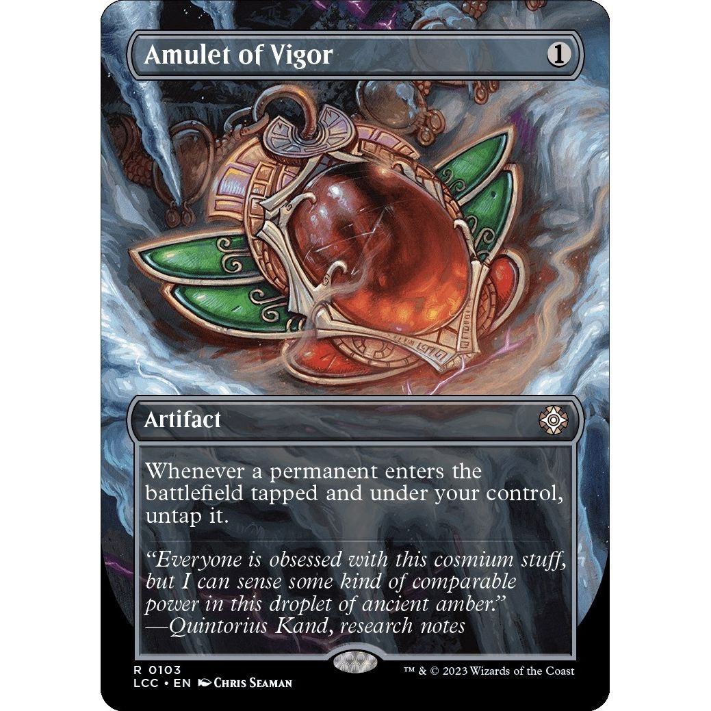 Image for Amulet of Vigor (Borderless) (103) (LCC) - Magic: The Gathering