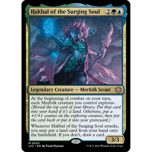 Image for Hakbal of the Surging Soul (3) (LCC) - Magic: The Gathering