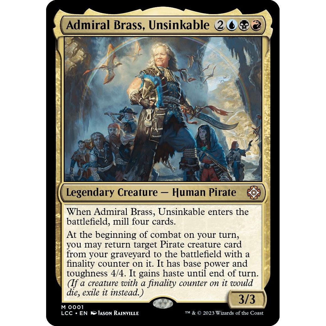 Image for Admiral Brass, Unsinkable (1) (LCC) - Magic: The Gathering