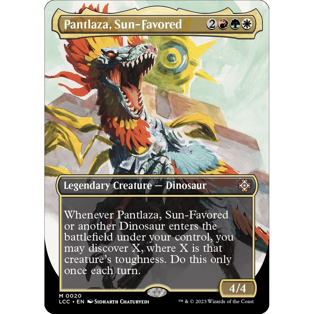 Image for Pantlaza, Sun-Favored (Borderless) (20) (LCC) - Magic: The Gathering