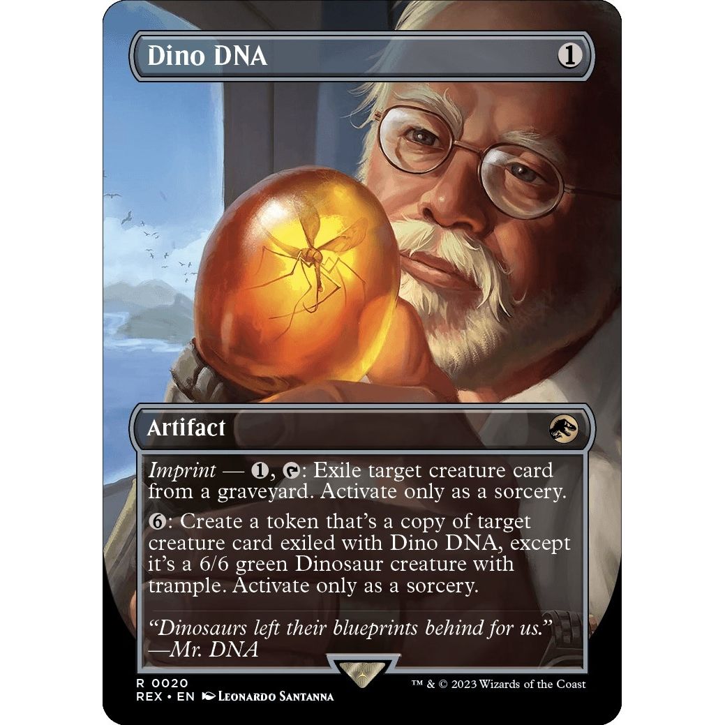 Image for Dino DNA (Borderless) (20) (REX) - Magic: The Gathering