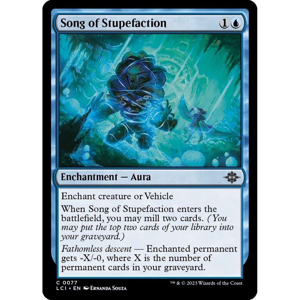 Image for Song of Stupefaction (77) (LCI) - Magic: The Gathering