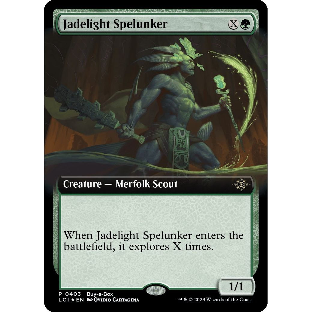 Image for Jadelight Spelunker (Extended Art) (403) (BABP) - Magic: The Gathering