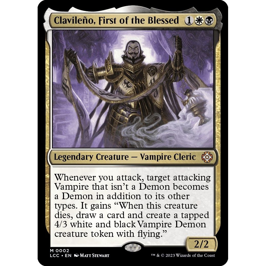 Image for Clavileno, First of the Blessed (2) (LCC) - Magic: The Gathering