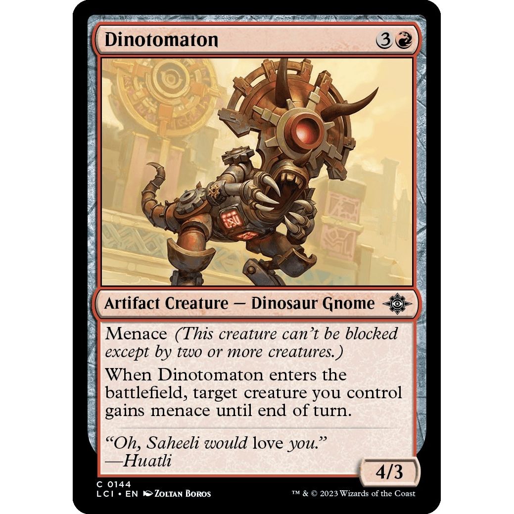 Image for Dinotomaton (144) (LCI) - Magic: The Gathering
