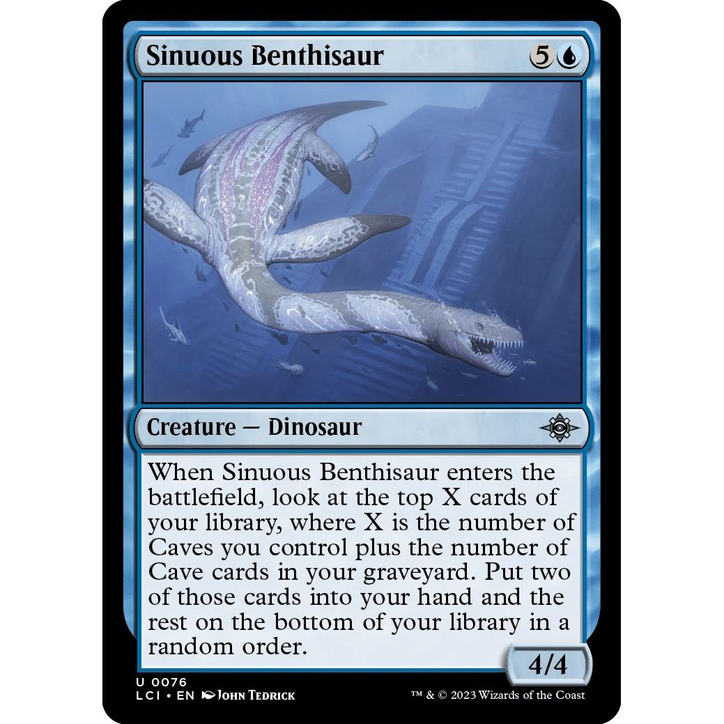 Image for Sinuous Benthisaur (76) (LCI) - Magic: The Gathering