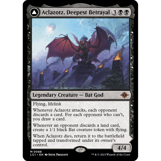Image for Aclazotz, Deepest Betrayal (88) (LCI) - Magic: The Gathering