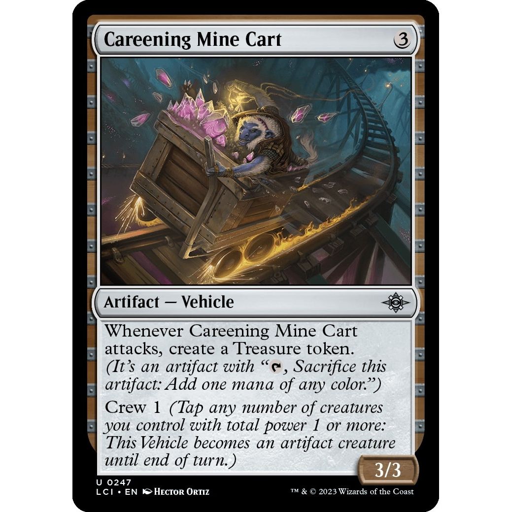 Image for Careening Mine Cart (247) (LCI) - Magic: The Gathering