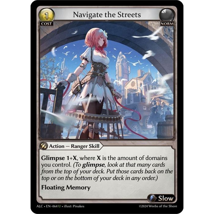 Image for Navigate the Streets (064) (ALC) - Grand Archive TCG