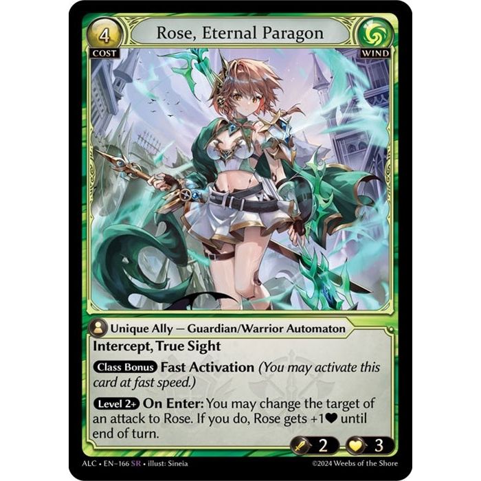 Image for Rose, Eternal Paragon (166) (ALC) - Grand Archive TCG