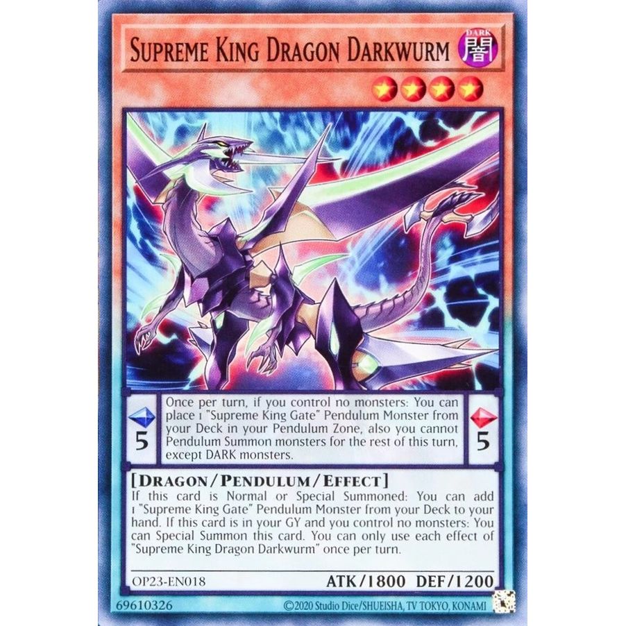Image for Supreme King Dragon Darkwurm (OP23-EN018) (OP23) - YuGiOh