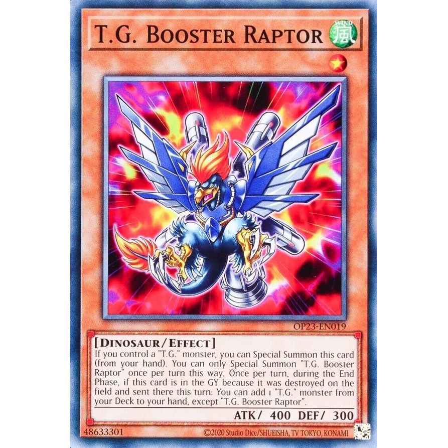 Image for T.G. Booster Raptor (OP23-EN019) (OP23) - YuGiOh
