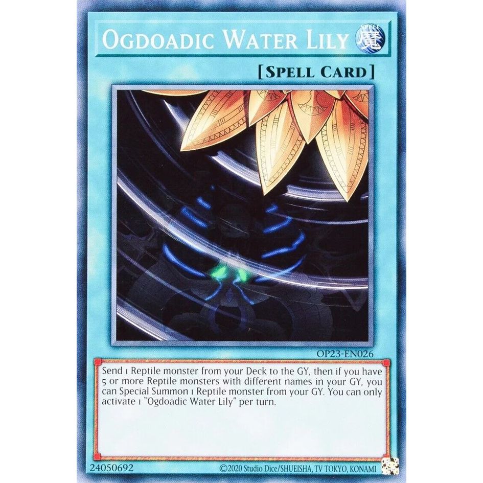 Image for Ogdoadic Water Lily (OP23-EN026) (OP23) - YuGiOh
