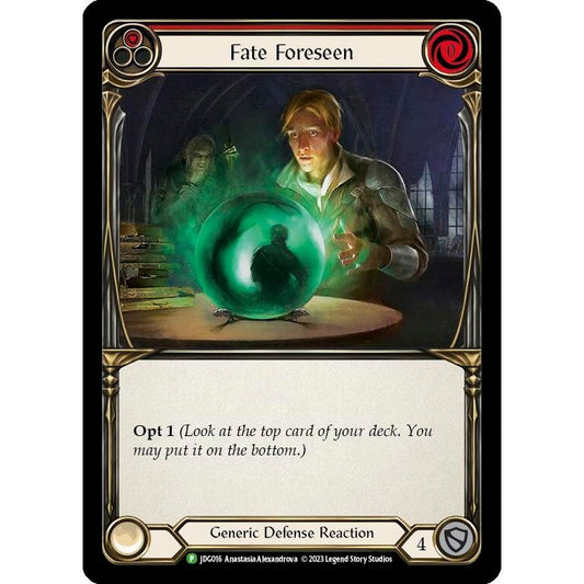 Image for Fate Foreseen (Red) - JDG016 (JDG016) (PR) - Flesh and Blood TCG