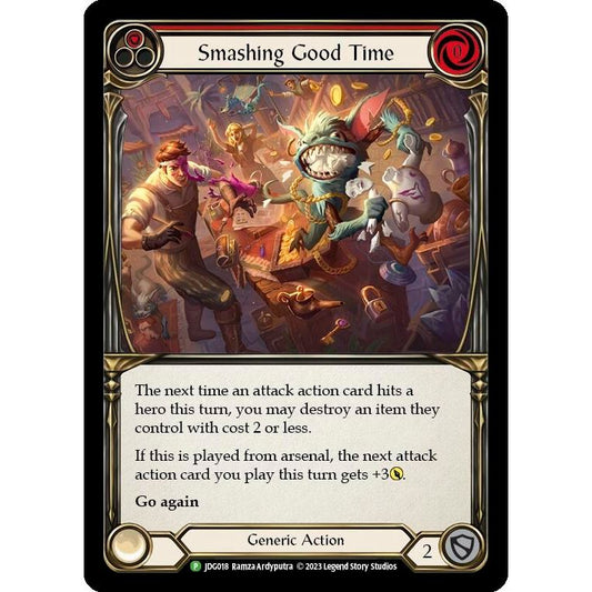Image for Smashing Good Time (Red) - JDG018 (JDG018) (PR) - Flesh and Blood TCG