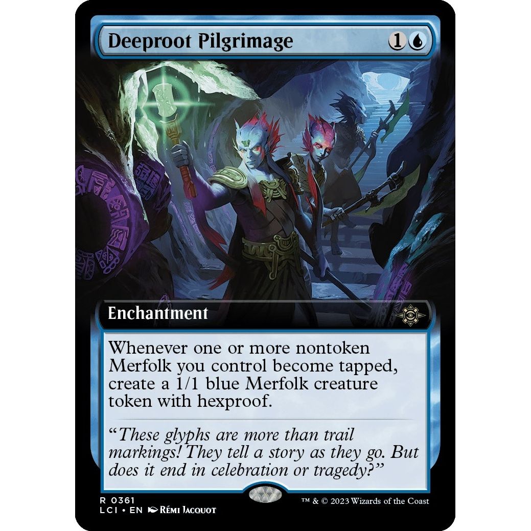 Image for Deeproot Pilgrimage (Extended Art) (361) (LCI) - Magic: The Gathering